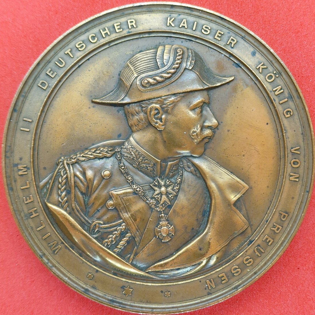 Deutschland Germany Kaiserreich Preußen Bronzemedaille 89 5 mm 1895