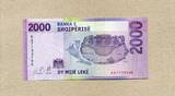 Albanien 2.000 Leke 2020 P.79 SPL / Neuf