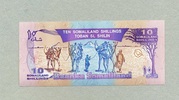 Somaliland 10 Shillings 1996 P.2b unc/kassenfrisch 3,20 EUR  + 7,90 EUR frais d'envoi