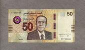 Tunesien 50 Dinars - Neue Ausgabe - Serie 2022 - Hedi Nouira - -