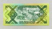 Uganda 10 Shillings 1987 P.28 unc/kassenfrisch 1,65 EUR prix TTC + 6,50 EUR frais d'envoi
