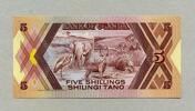Uganda 5 Shillings 1987 P.27 unc/kassenfrisch 1,50 EUR  + 6,50 EUR frais d'envoi