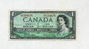 Canada 1 Dollar 1954 P.74b VF 8,00 EUR  + 7,90 EUR frais d'envoi