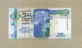 Seychellen 10 Rupees P.42 - Feenseeschwalben - Karettschildkröte - -