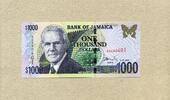 Jamaica 1.000 Dollars P.86f - Michael Manley - Jamaikanischer Riesenschwalbenschwanzfalter - -