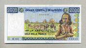 Djibouti 2.000 Francs ND 2008 P.43a - Kamelkarawane M&auml;dchen - Banque Cen... 24,00 EUR  + 7,90 EUR frais d'envoi