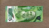 Barbados 5 Dollars - Neue Ausgabe - Polymer - Serie 2022 - Sir Frank Worrell - -