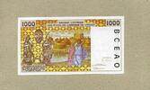 West-Afrikanische Staaten 1.000 Francs P.811 Tf - Frauen - Lagerbehälter am Flussufer - Togo - -