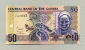 Gambia 50 Dalasis ND Pick 28b unc/kassenfrisch 5,50 EUR prix TTC + 6,50 EUR frais d'envoi