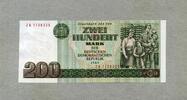 Staatsbank der DDR 1971-1989 200 Mark Ros.364b - Ersatznote ZA - -