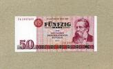 Staatsbank der DDR 1971-1989 50 Mark 1971 Ros.360b Friedrich Engels.- ZA Ersatznote - FDC / Neuf