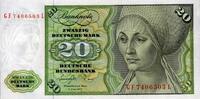 Deutsche Bundesbank 20 Mark Ros.276a -