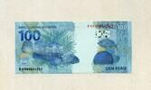 Brasilien 100 Reais P.257b Serie B - Zackenbarsch - -