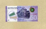 Nicaragua 50 Cordobas P.211b -Polymer-Steintor / Tanzgruppe- -