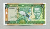 Gambia 10 Dalasis ND 1996 Pick 17a unc/kassenfrisch 5,95 EUR prix TTC + 6,50 EUR frais d'envoi