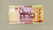 Namibia 20 Namibia Dollars 2022 P.17c unc/kassenfrisch 3,50 EUR  + 6,50 EUR frais d'envoi