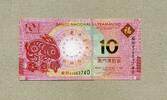 Macau/Macao Banco Nacional Ultramarino 10 Patacas - Jahr des Hasen 2023 - -