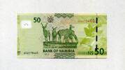 Namibia 50 Namibia Dollars 2012 P.13a - Captain Hendrik Witbooi - Kudus ... 9,00 EUR  + 7,90 EUR frais d'envoi