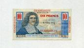 GUADELOUPE 10 Francs ND 1947-1949 P.32 - Caisse Centrale de la France d'... 60,00 EUR  + 7,90 EUR frais d'envoi