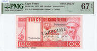 Cape Verde 100 Escudos 1977 PMG67EPQ 500,00 EUR  + 15,00 EUR frais d'envoi