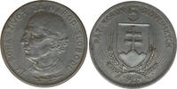 Czechoslovakia 5 Kronen 1939 Československo -5 koruna, 1939, Hlinka  9,40 EUR  + 10,00 EUR frais d'envoi
