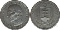 Czechoslovakia 5 Kronen 1939 Československo -5 koruna, 1939, Hlinka  11,70 EUR  + 10,00 EUR frais d'envoi