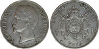 France 5 Francs 1856 France, 5 Francs, 1856, Napoleon, 24.81g, 37mm, 'BB... 70,20 EUR  + 10,00 EUR frais d'envoi