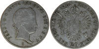 Austria 20 kreuzer 1846 Habsburg, 20 Kreuzer, 1846, Ferdinand I, C C  14,00 EUR  + 10,00 EUR frais d'envoi