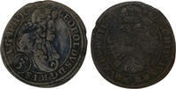 Austria 3 kreuzer 1696 Habsburg, 3 Kreuzer, 1696, Leopold I, CB river-in... 29,30 EUR  + 10,00 EUR frais d'envoi