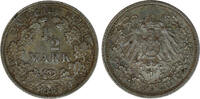 Germany  Germany, 1/2 Mark, 1915,  10,50 EUR  + 10,00 EUR frais d'envoi