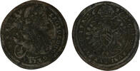 Austria 1 kreuzer 1697 Habsburg, 1 Kreuzer, 1697, Leopold I, Vienna  15,90 EUR  + 10,00 EUR frais d'envoi