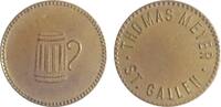 Schweiz St. Gallen Jeton Bier-Jeton, THOMAS MEYER ST. GALLEN -