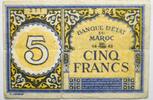 Marokko 5 Francs -