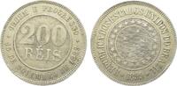 Brasilien 200 Reis Peter II (1831 - 1889) -
