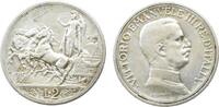 Italien 2 Lire König Vittorio Emanuele III. (1900 - 1946) -