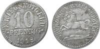 Deutschland 10 Pfenning Kriegsnotgeld, Notmünze, Braunschweig -