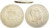 Italien 5 Lire Victor Emmanuel II (1861-1878) -