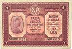 Italien 1 Lire Italien Österreichische Besetzung Venetiens -