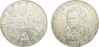 Österreich 50 Schilling Gedenkmünze, 150. Jahrestag des Todes von Franz Schuber -