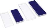 Leuchtturm Kapseln für Orden, 138 x 53 x 20 mm, blau (5er Pack) 368608 Neu