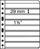 Leuchtturm Hüllen Schwarz Vario 8S (5er Pack) 331824 Neu -