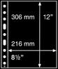 Leuchtturm Hüllen Schwarz Grande 1S (5er Pack) 333555 Neu -