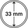 Leuchtturm Münzkapsel Grips 33 mm (10er Pack) 320931 Neu -