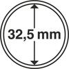 Leuchtturm Münzkapsel Grips 32,5 mm (10er Pack) 308039 Neu -