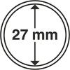 Leuchtturm Münzkapsel Grips 27 mm (10er Pack) 337997 Neu -