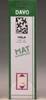 Davo Streifen Mela schwarz M100 (215 x 104 mm) DV11100 Neu -