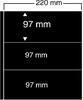 Safe Einsteckblätter Schwarz für Compact A4 Album Nr. 453 (5er Pack) Neu -