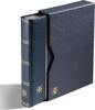 Leuchtturm Einsteckbuch/Kassette Blau PREMIUM, 32 schwarze Seiten 371799 Neu -