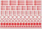 Leuchtturm Kennzeichnungs-Etiketten (10er-Set) 357473 Neu -
