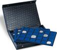 Leuchtturm Münzkassette TABLO mit 4 Tableaus (L-Format), blau 330921 Neu -